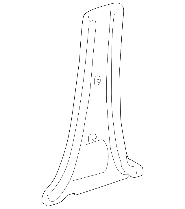62040-52010-B0 Деталь CENTER PLR TRIM, LEFT