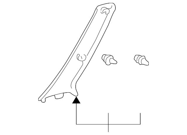 62212-52011-A0 Деталь WNDSHLD PLR TRIM, LEFT