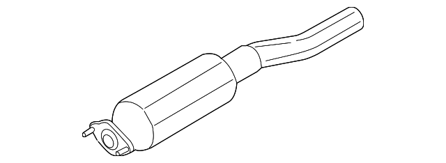 CV6Z-5230-T FRONT MUFFLER