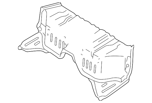 6170065D01 Деталь CENTER FLOOR PAN