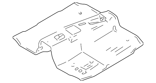 6141165D30 Деталь FRONT FLOOR PAN