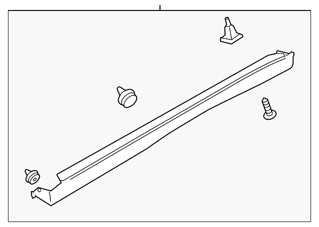 6512A508XA ROCKER MOLDING, RIGHT