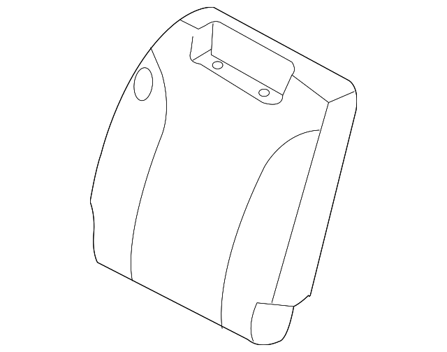 89460-4J131-KS6 Деталь SEAT BACK COVER, RIGHT