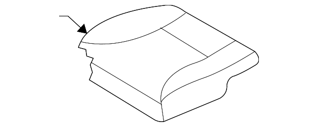 89203-4D120-CS2 Деталь CUSHION COVER, RIGHT