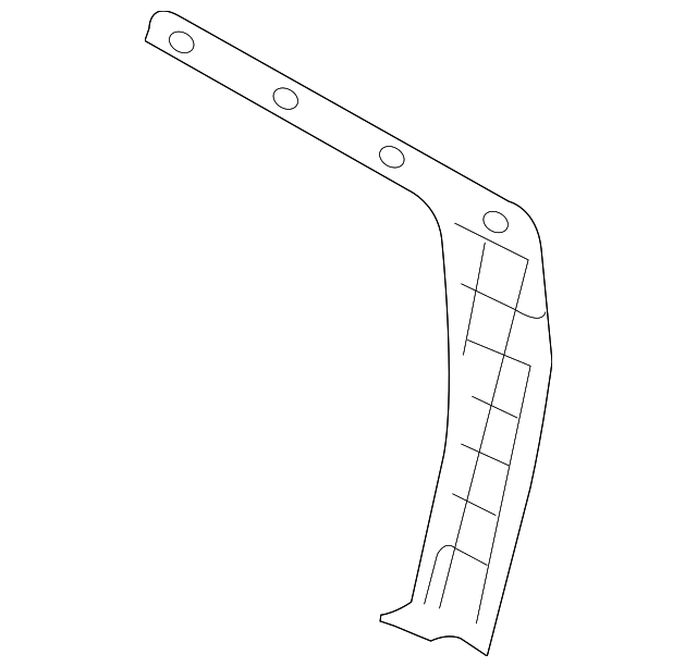 89365-4D120-KS2 Деталь SEAT BACK PANEL, LEFT