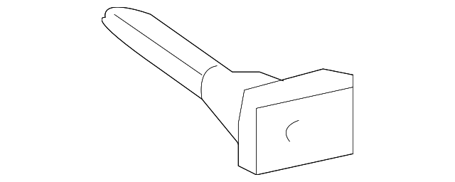 62761-0C020 Деталь QTR GLASS RETAINER, RIGHT