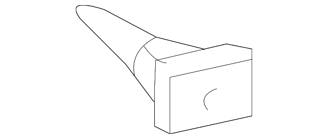 62768-0C020 Деталь QTR GLASS RETAINER, LEFT