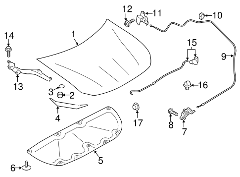 FR-S HOOD & COMPONENTS