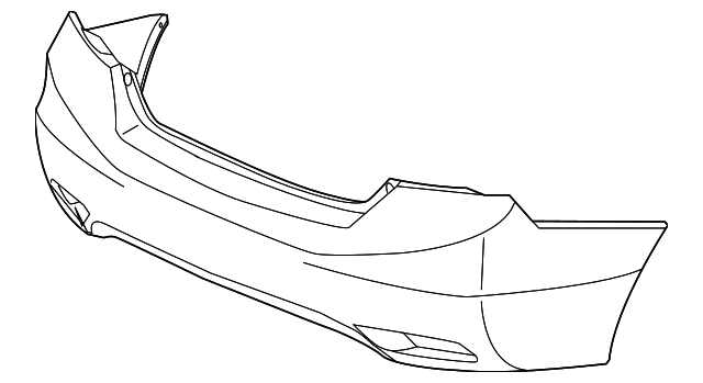 04715-TR3-A80ZZ Деталь FACE, RR. BUMPER (DOT)