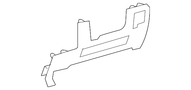 55432-60430-E0 Деталь LOWER DASH PANEL