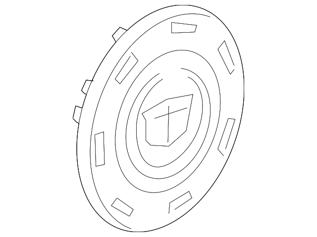9598677 Деталь CENTER CAP