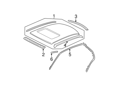 DeVille EXTERIOR TRIM - ROOF