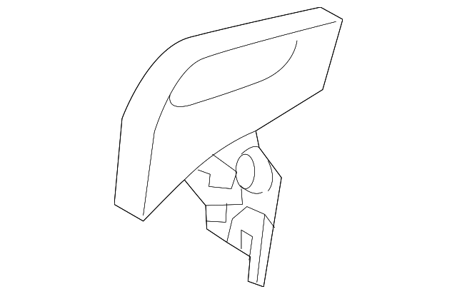 17286001227H52 Деталь SEAT BELT GUIDE, LEFT