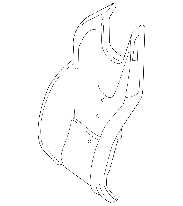 1729101904 Деталь SEAT BACK PAD, LEFT