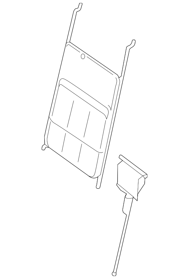172-910-63-02 Деталь LUMBAR SUPPORT, LEFT