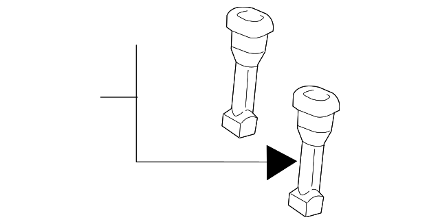 172-970-00-41-8L36 Деталь HEADREST GUIDE, LEFT