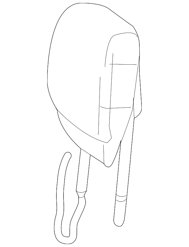 17297002508Q57 Деталь HEADREST, LEFT