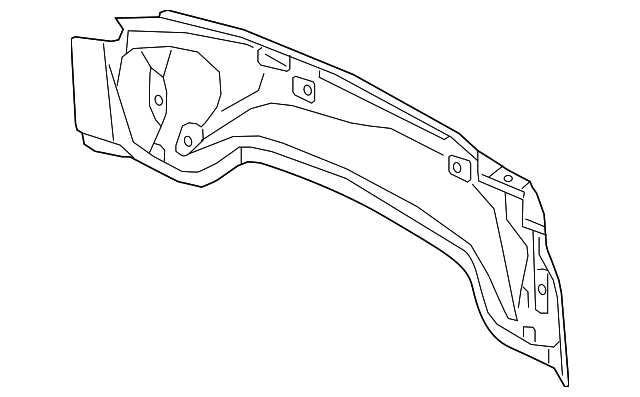 8S0-813-307 Деталь REAR BODY PANEL