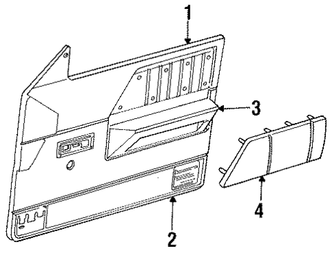Dakota INTERIOR TRIM - DOOR 2