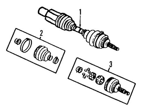 Monaco AXLE SHAFTS & JOINTS
