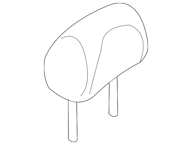 86400-1AF0A Деталь HEADREST, RIGHT