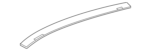 166-690-07-80 Деталь ROOF MOLDING, LEFT