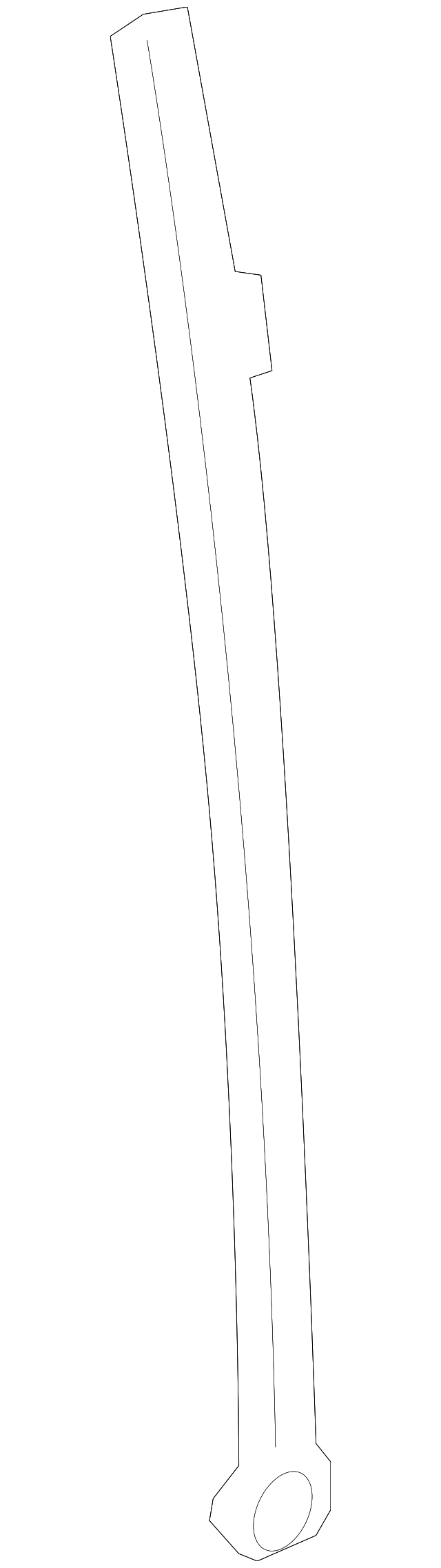 10388995 Деталь REAR GUIDE, LEFT