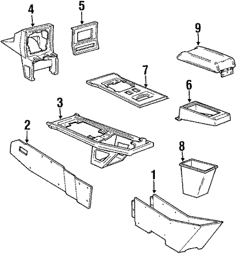 Reatta CENTER CONSOLE