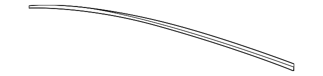 88980965 Деталь ROOF MOLDING, LEFT
