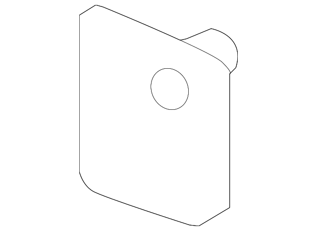 53852-60090 FENDER LINER PAD, LEFT