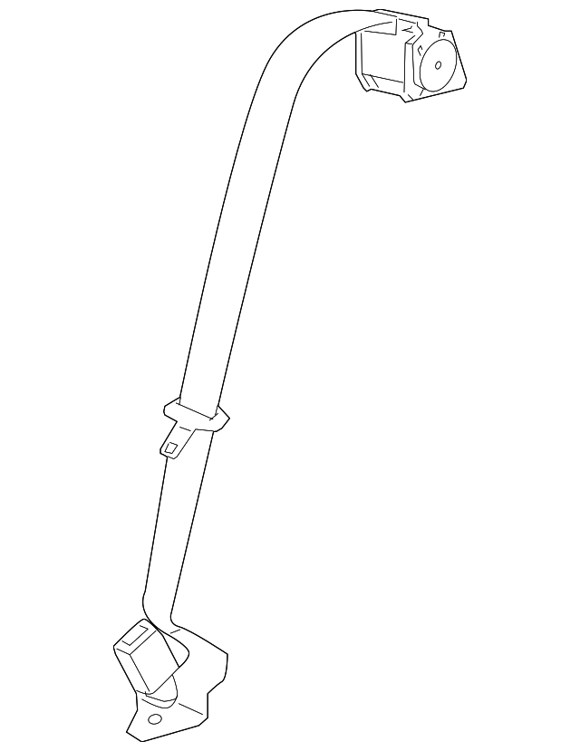 19205511 Деталь CENTER BELT ASSY