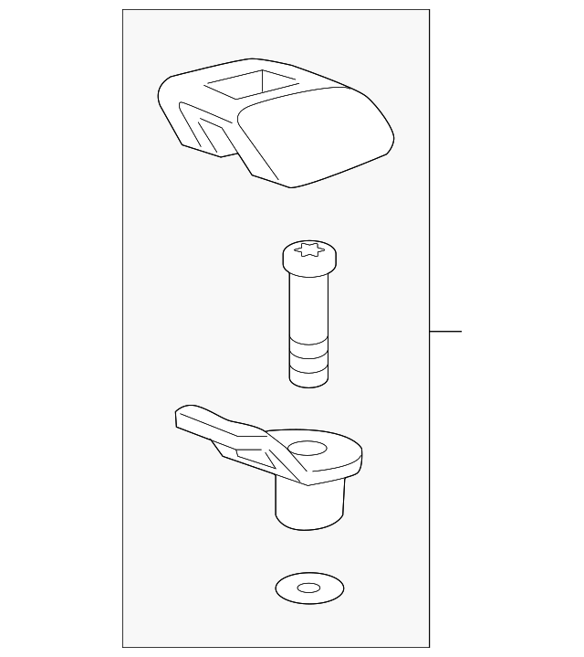 92205243 Деталь CHILD SEAT BRKT