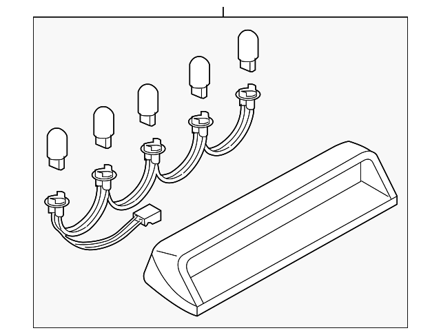 26590-7Y000 Деталь HIGH MOUNT LAMP