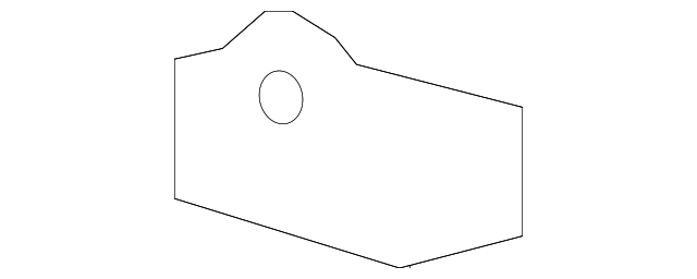 92236770 RADIATOR UPPER BRACKET, RIGHT