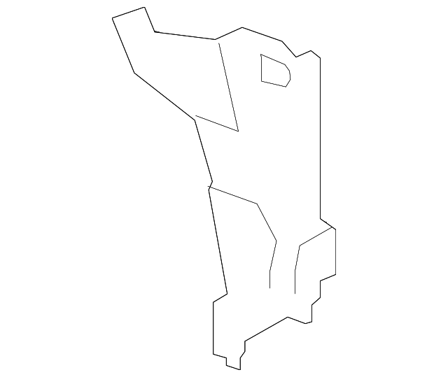 20957772 SIDE BAFFLE, LEFT