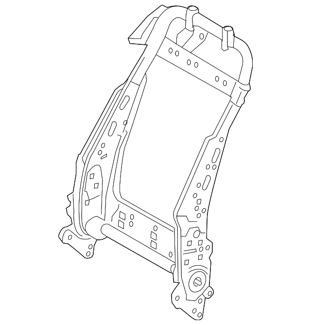 71013-24120 Деталь SEAT BACK FRAME