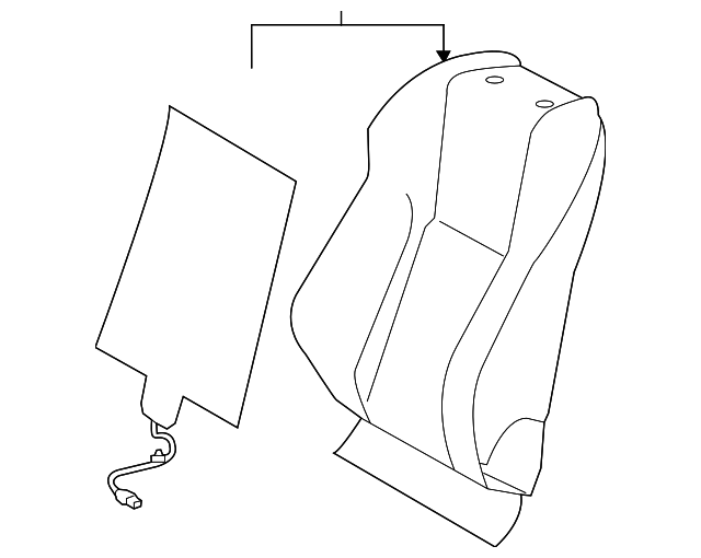 71401-24010-F1 Деталь SEAT BACK PAD