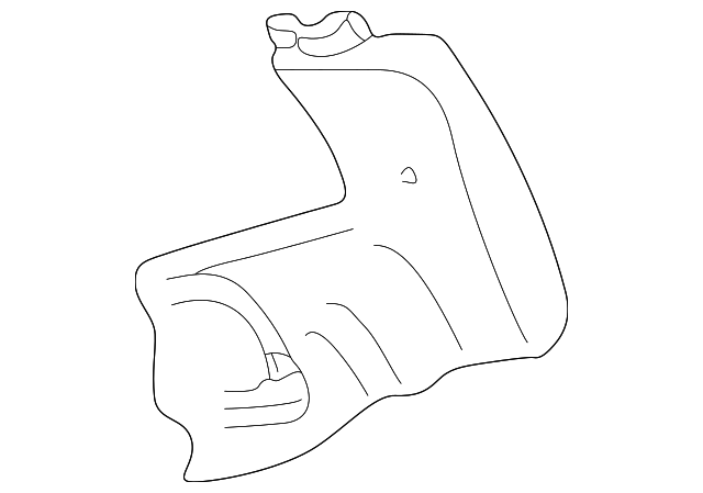 10258567 Деталь PILLAR TRIM, LEFT