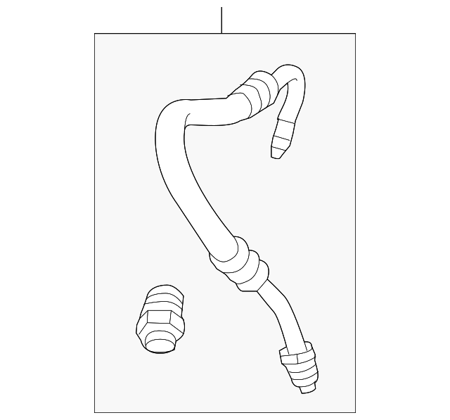 68029526AB UPR PRESS HOSE