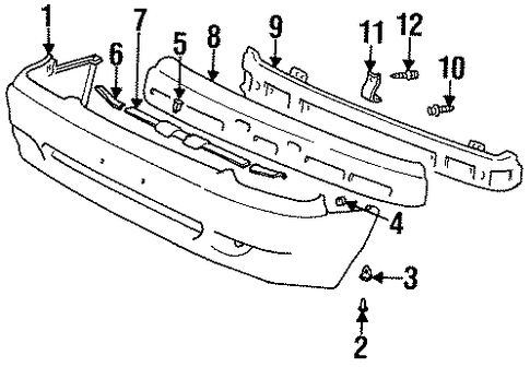 Accent BUMPER & COMPONENTS - FRONT
