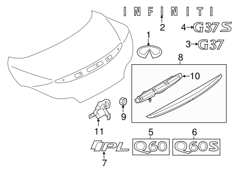 Q60 EXTERIOR TRIM - TRUNK 2