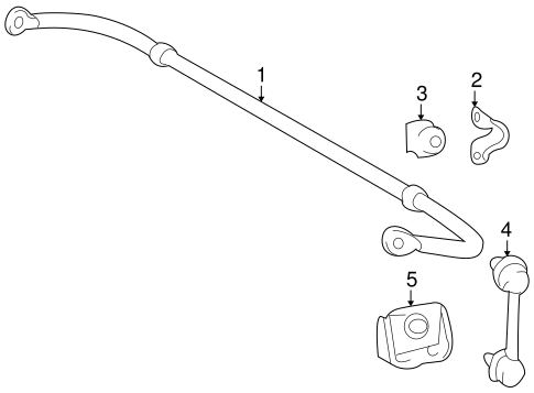 RX450h STABILIZER BAR & COMPONENTS