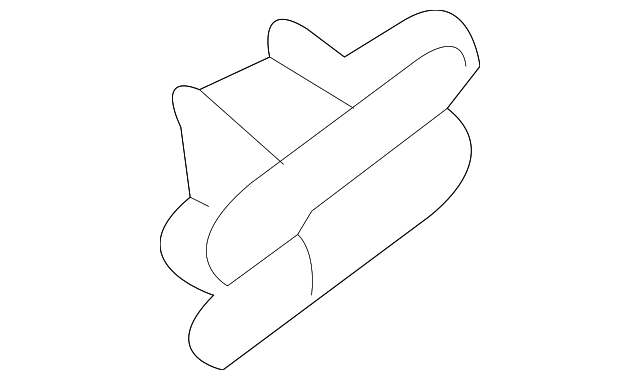 11588650 WINDSHIELD PILLAR TRIM CLIP, LEFT