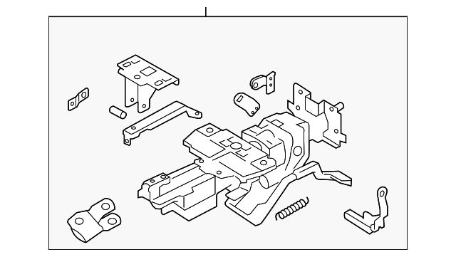 48810-1VA6A Деталь COLUMN ASSY
