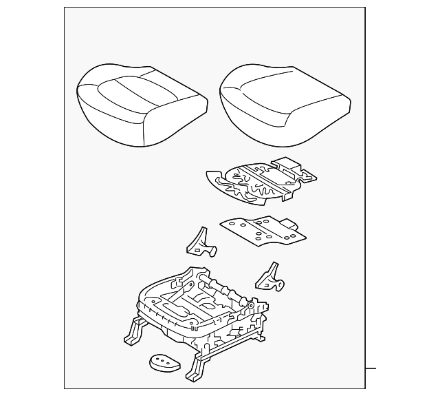 88100-B2030KG1 CUSHION ASSY, LEFT