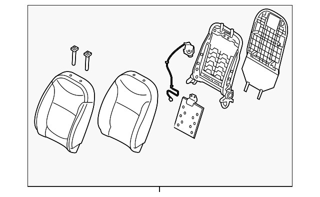 88300-B2140KG1 SEAT BACK ASSY, LEFT