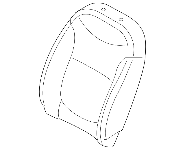 88360-B2030KG1 SEAT BACK COVER, LEFT