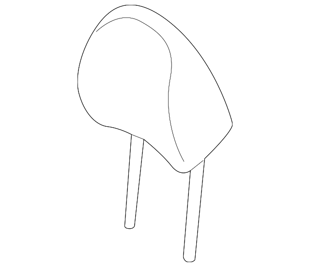 88700-B2100CX2 HEADREST, LEFT