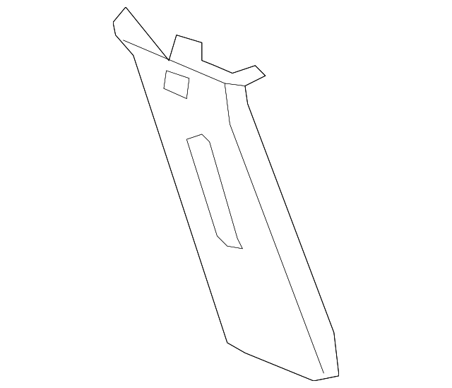 1AX74HDAAF Деталь UPR CTR PLR TRIM, RIGHT