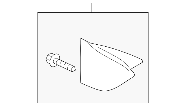 87650-B2000 Деталь INNER COVER, LEFT